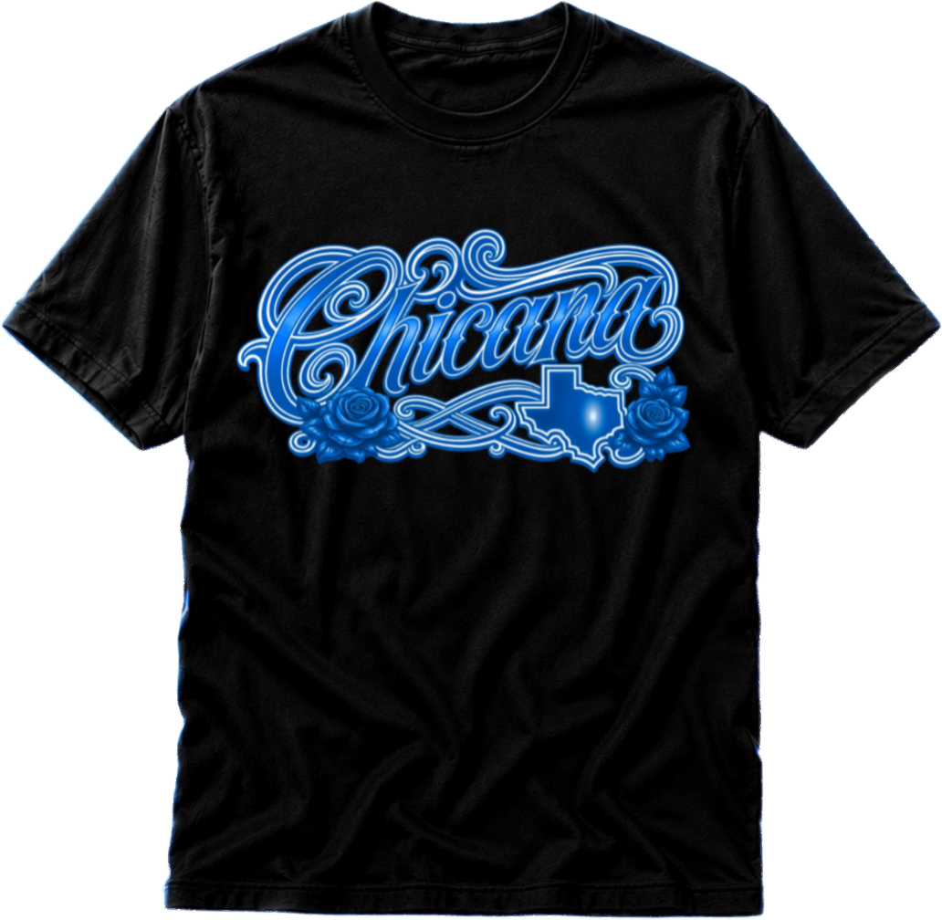 Chicana Tru Blu State Tee