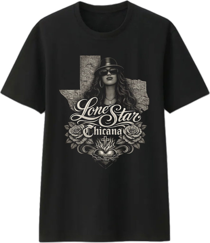 Lonestar Chicana Chola Tee