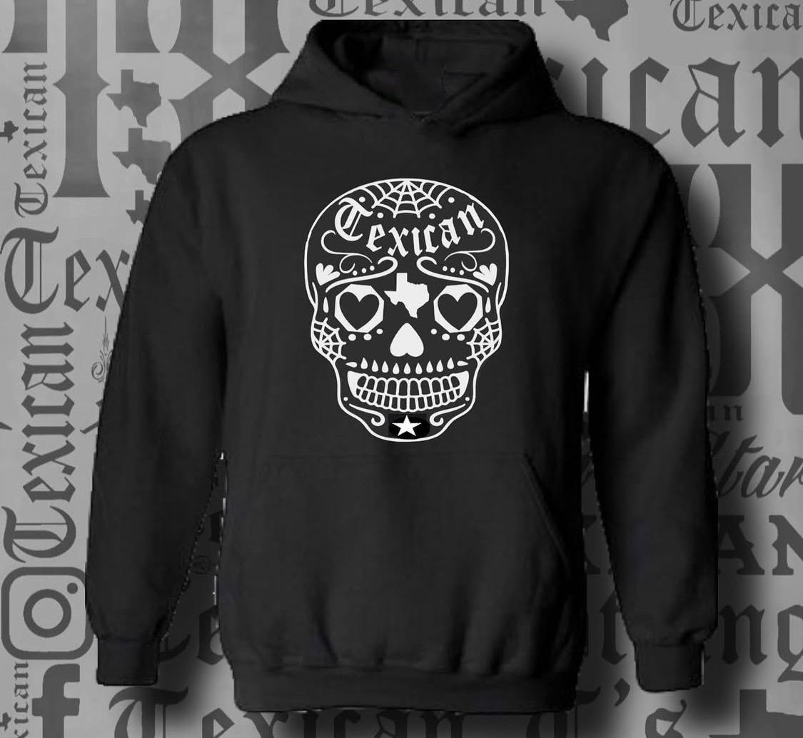 TEXICAN SUGAR SKULL HOODIE