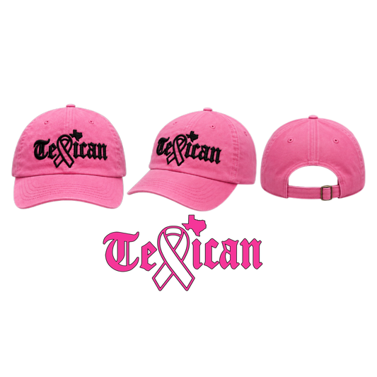 TEXICAN CANCER AWARENESS DAD CAP